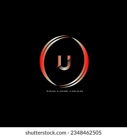 creative cercle logo desing.red letter logo for your business.