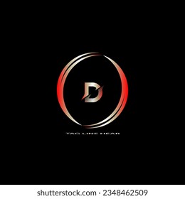 creative cercle logo desing.red letter logo for your business.