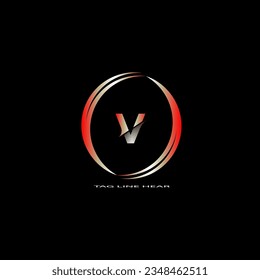 creative cercle logo desing.red letter logo for your business.