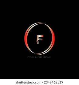 creative cercle logo desing.red letter logo for your business.