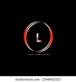 creative cercle logo desing.red letter logo for your business.