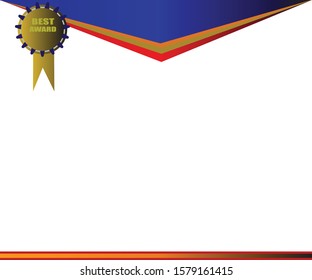 creative certificate of appreciation award template 