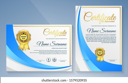 creative certificate appreciation award template
