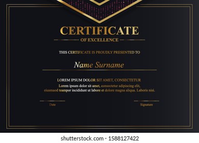 Creative Certificate of Appreciation Award Template