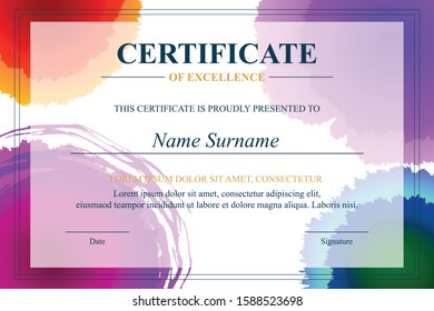 Creative Certificate of Appreciation Award Template