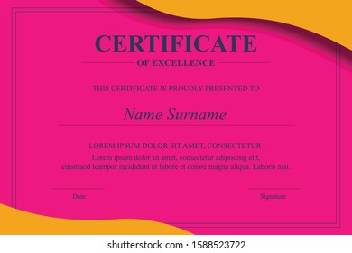 Creative Certificate of Appreciation Award Template