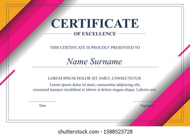 Creative Certificate of Appreciation Award Template
