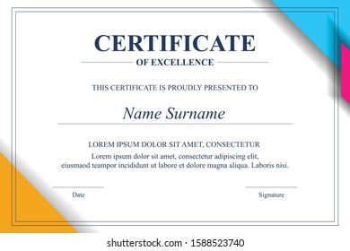 Creative Certificate of Appreciation Award Template