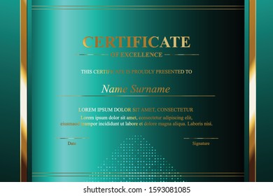 Creative Certificate of Appreciation Award Template