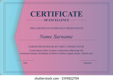 Creative Certificate of Appreciation Award Template