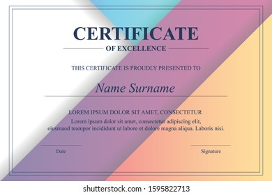 Creative Certificate of Appreciation Award Template