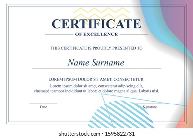 Creative Certificate of Appreciation Award Template