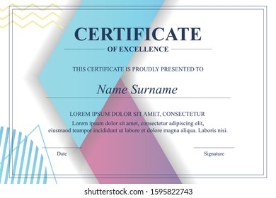 Creative Certificate of Appreciation Award Template