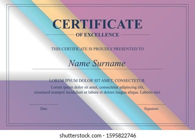 Creative Certificate of Appreciation Award Template