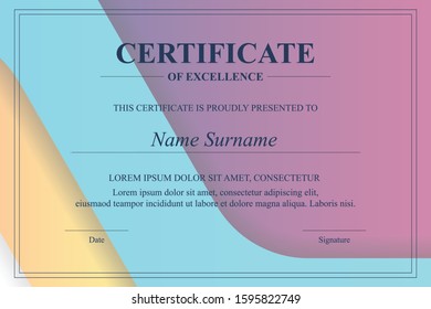 Creative Certificate of Appreciation Award Template