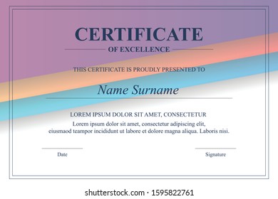 Creative Certificate of Appreciation Award Template