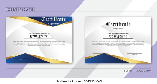 Creative Certificate of Appreciation Award Template bundle pack