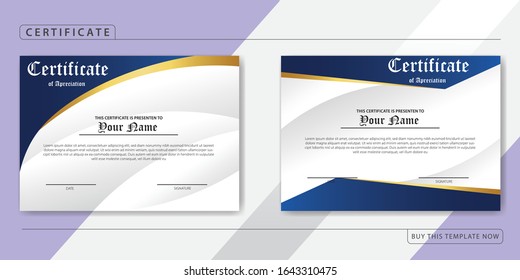 Creative Certificate of Appreciation Award Template bundle pack