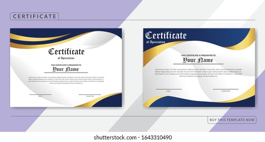 Creative Certificate of Appreciation Award Template bundle pack