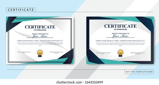 Creative Certificate of Appreciation Award Template bundle pack