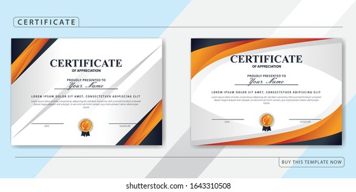 Paket mit dem Creative Certificate Award für den Preis eines Vorlagenpakets