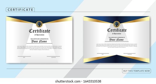 Creative Certificate of Appreciation Award Template bundle pack
