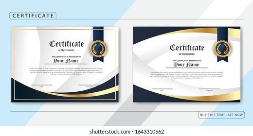Creative Certificate of Appreciation Award Template bundle pack