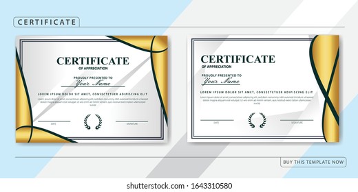 Creative Certificate of Appreciation Award Template bundle pack