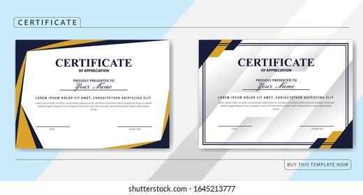 Creative Certificate of Appreciation Award Template bundle pack