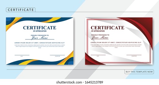 Creative Certificate of Appreciation Award Template bundle pack