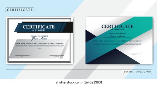 Creative Certificate of Appreciation Award Template bundle pack