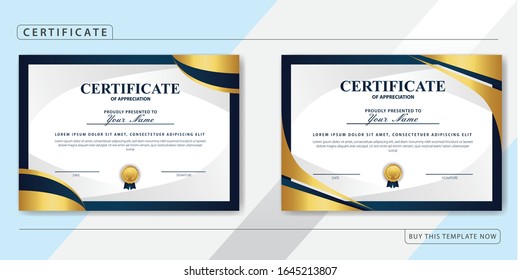 Creative Certificate of Appreciation Award Template bundle pack