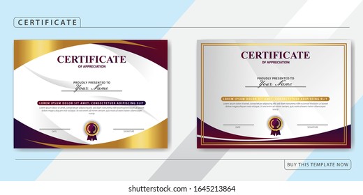 Creative Certificate of Appreciation Award Template bundle pack