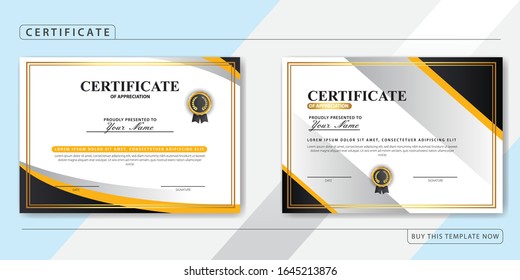 Creative Certificate of Appreciation Award Template bundle pack