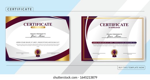 Creative Certificate of Appreciation Award Template bundle pack