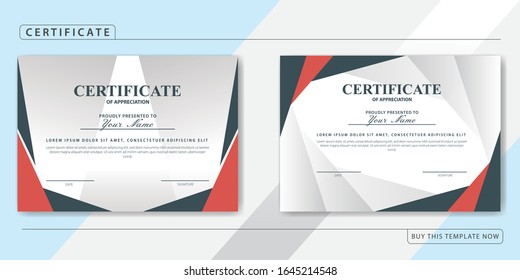 Creative Certificate of Appreciation Award Template bundle pack