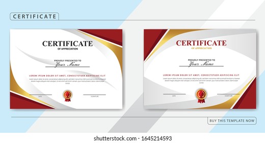 Creative Certificate of Appreciation Award Template bundle pack