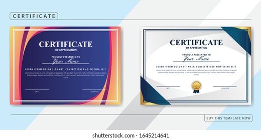 Paket mit dem Creative Certificate Award für den Preis eines Vorlagenpakets