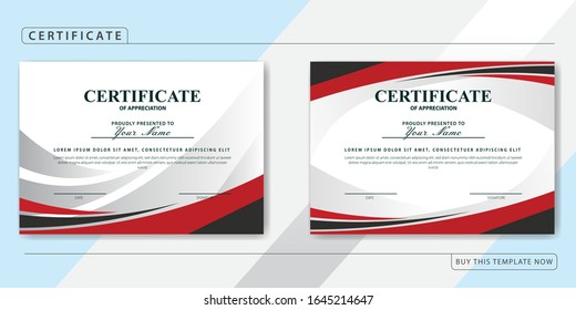 Paquete de plantilla de certificado de apreciación creativo