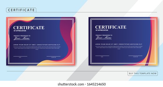 Creative Certificate of Appreciation Award Template bundle pack