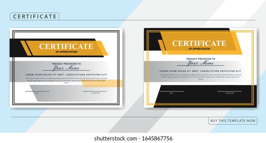 Creative Certificate of Appreciation Award Template bundle pack