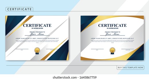 Creative Certificate of Appreciation Award Template bundle pack