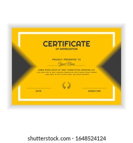Creative Certificate of Appreciation Award Template