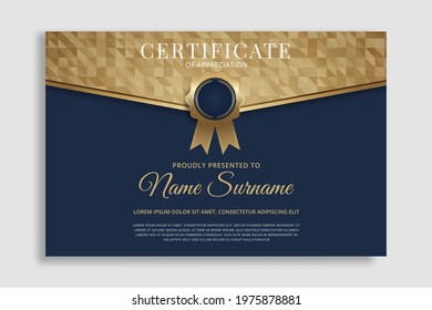 creative certificate of appreciation award template
