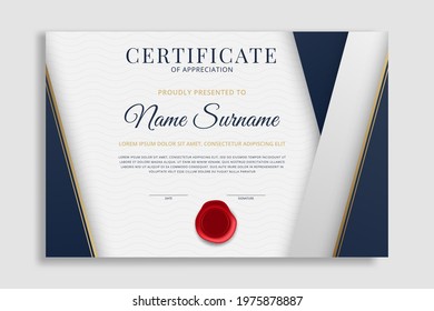 creative certificate of appreciation award template