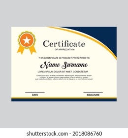 creative certificate of appreciation award template 