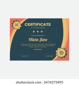 Creative Certificate Appreciation Design Template