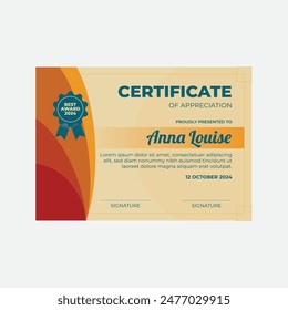 Creative Certificate Appreciation Design Template