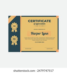 Creative Certificate Appreciation Design Template