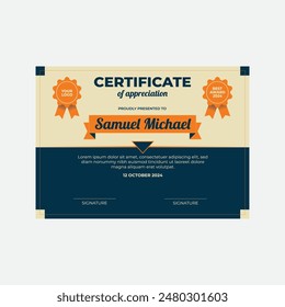 Creative Certificate Appreciation Design Template